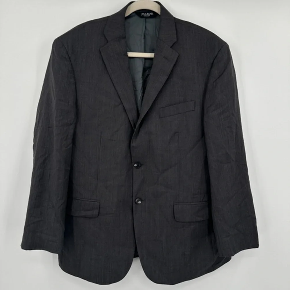 Prada Men's Dark Charcoal Two-Button Blazer